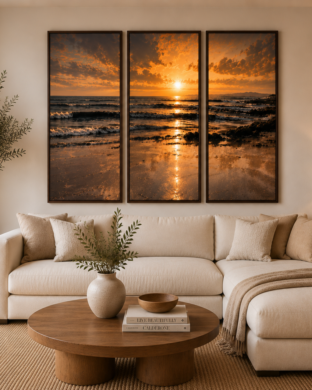 Cyprus Sunrise Triptych