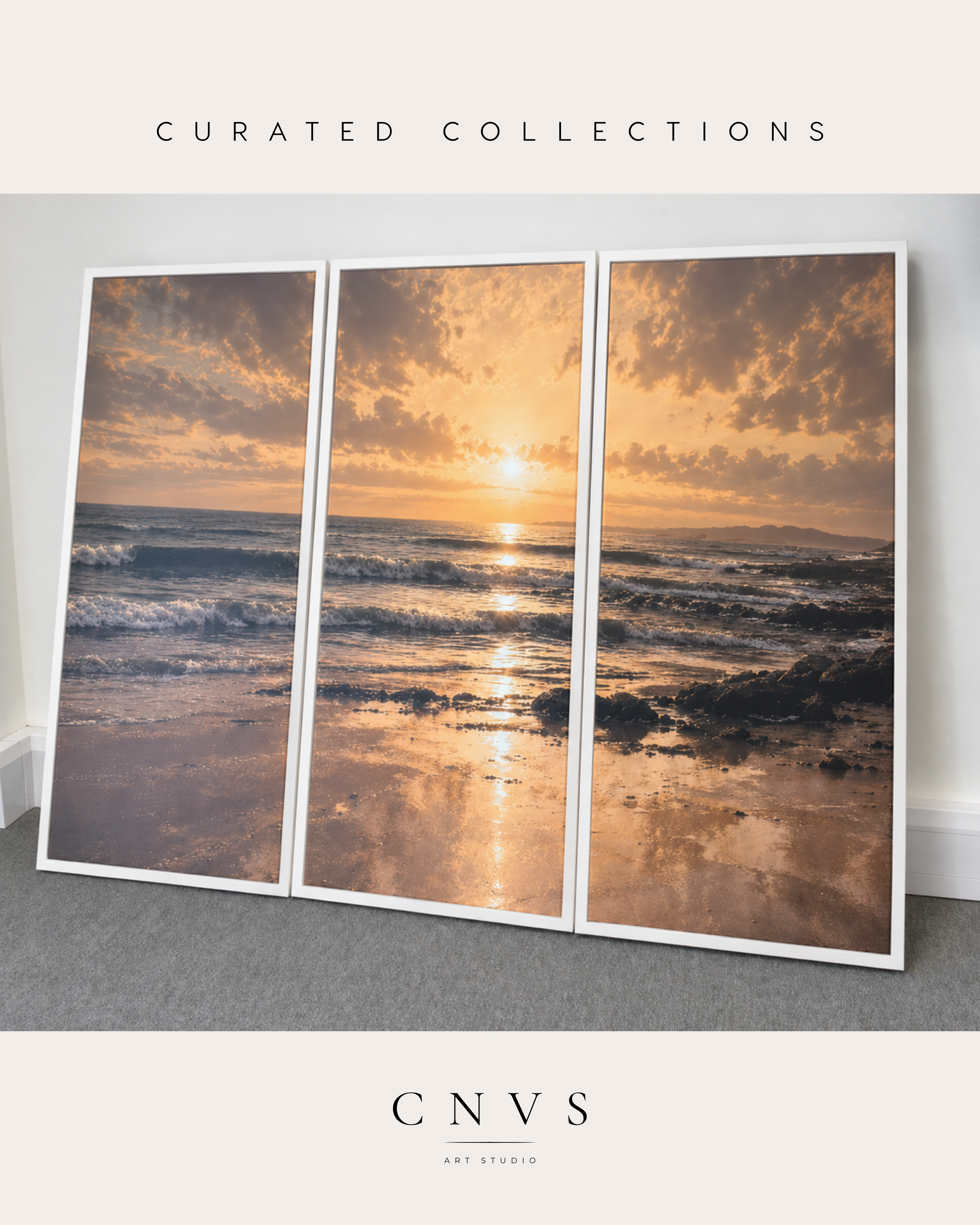 Cyprus Sunrise Triptych