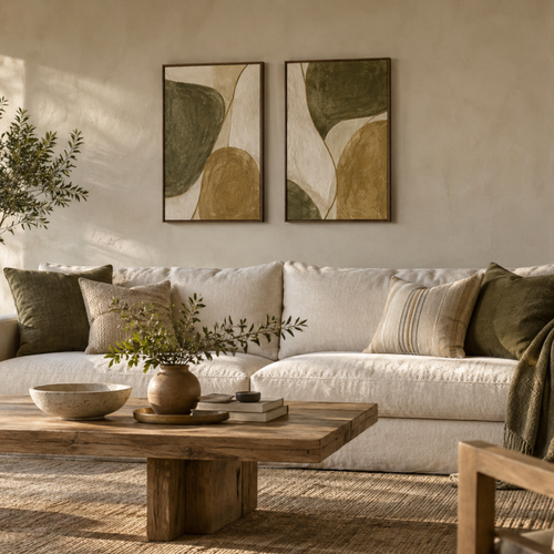 Stillness in Olive I & II