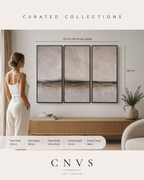 Serene Horizon Triptych triptych wall art by CNVS Art Studio – view 3