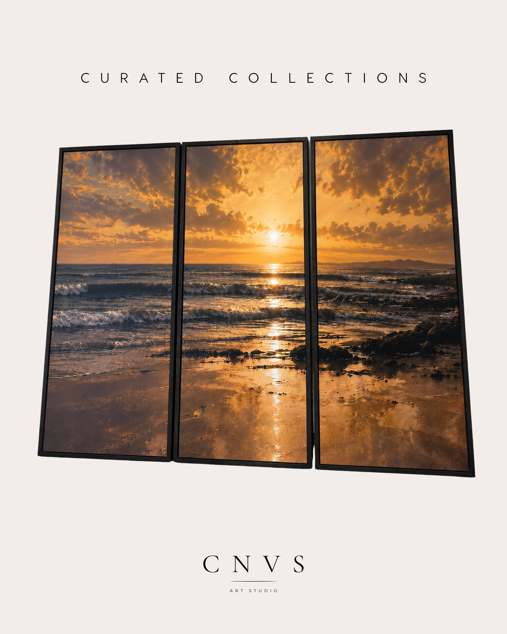 Cyprus Sunrise Triptych