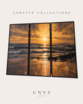 Cyprus Sunrise Triptych wall art by CNVS Art Studio – view 3