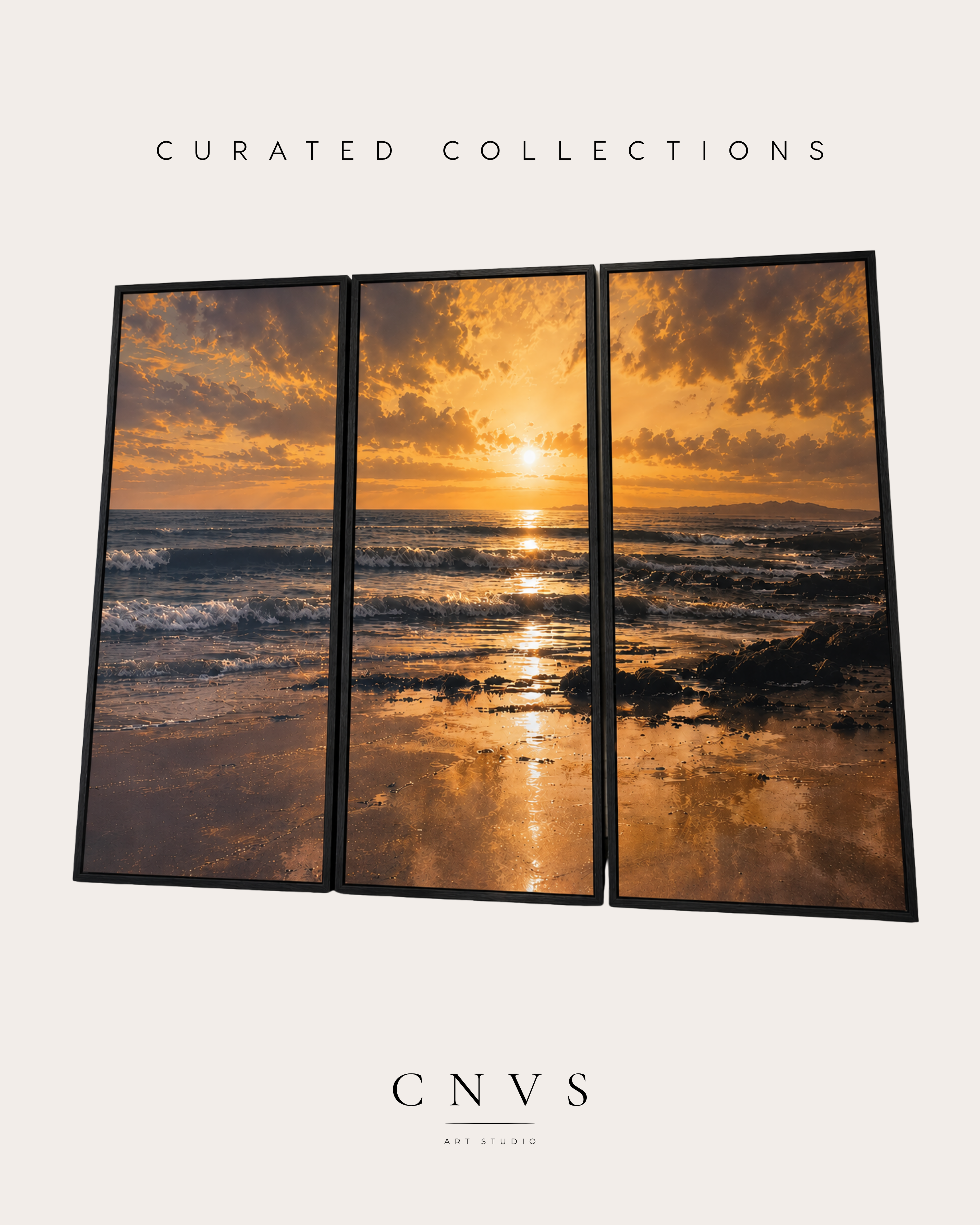 Cyprus Sunrise Triptych