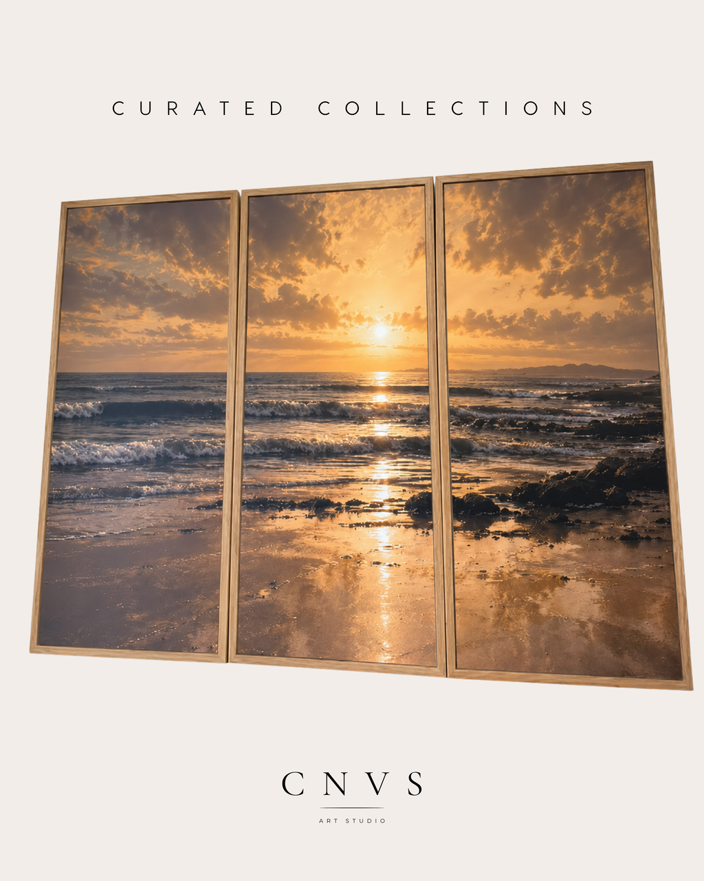 Cyprus Sunrise Triptych