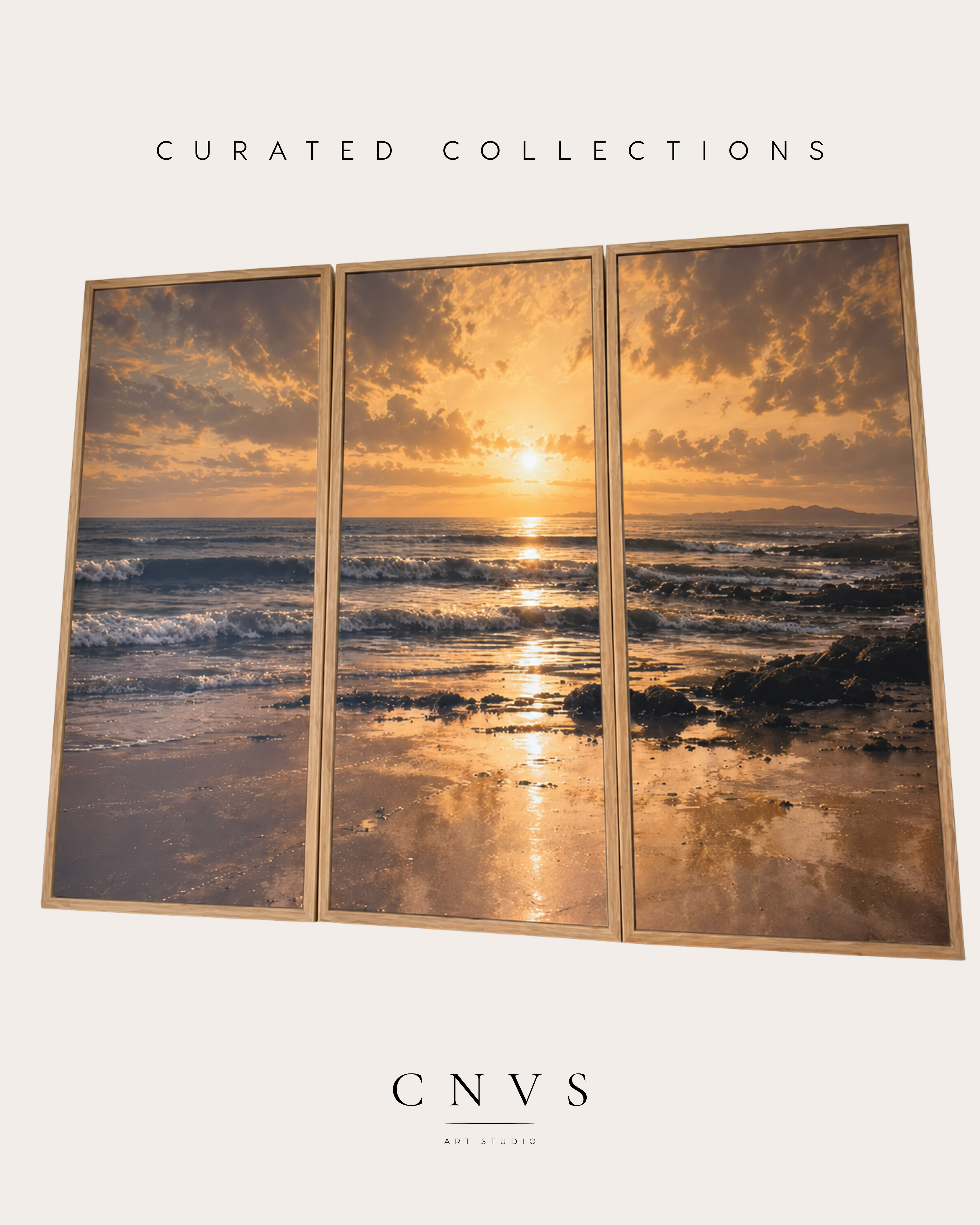 Cyprus Sunrise Triptych