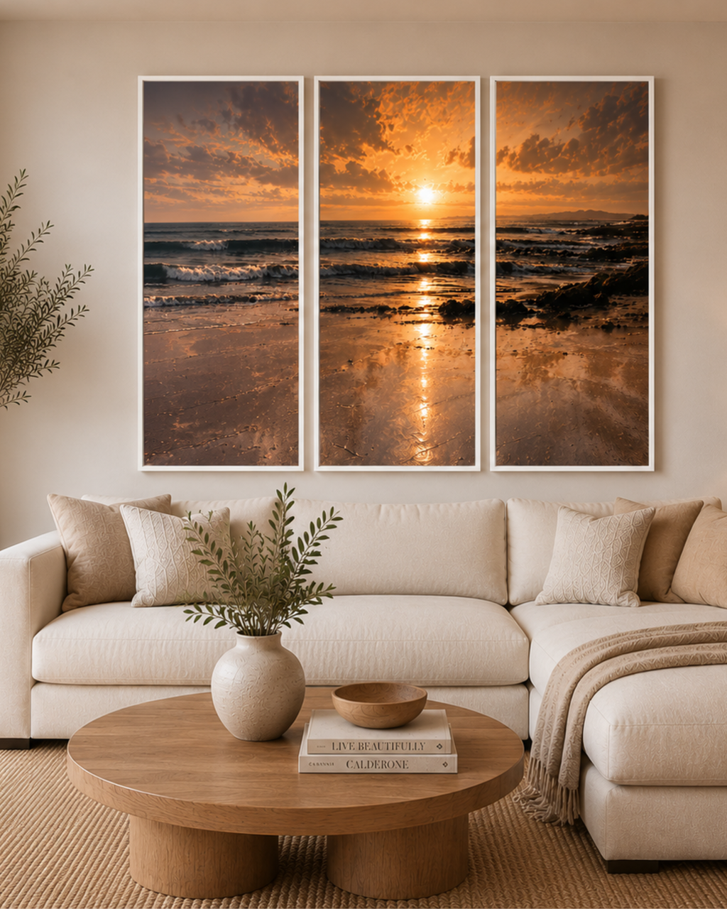 Cyprus Sunrise Triptych