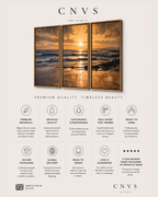Serene Horizon Triptych triptych wall art by CNVS Art Studio – view 8