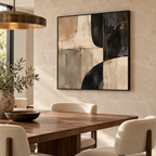 Arc & Stone framed abstract canvas - image 2