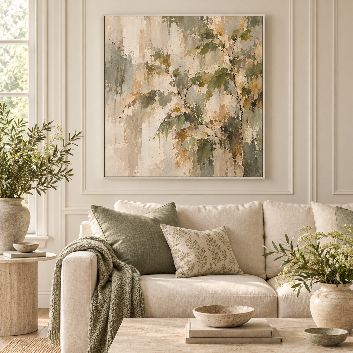 Chestnut Whisper - White frame