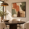 Clay & Sage black floating frame
