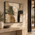 Terra Form framed abstract canvas - image 2